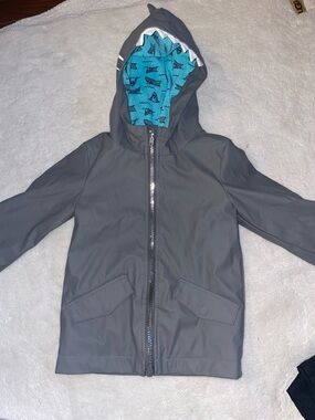 Shark rain coat